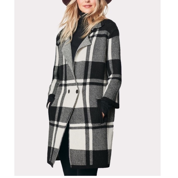 100% Merino Wool Pendleton Block Plaid Coatigan Sweater Size Large - Picture 3 of 16